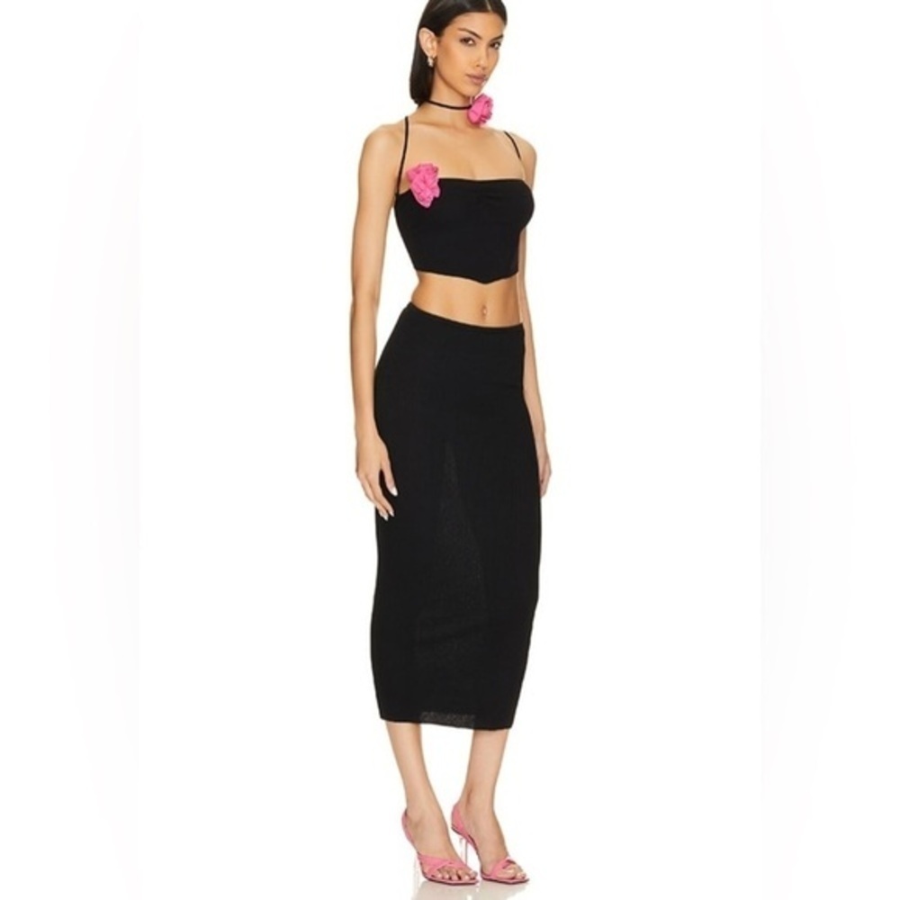 NWOT Superdown Sadie ribbed skirt in Black Size XSmall